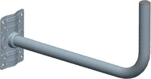 CB VICKY - SUPP.MURO 24CM PIASTRA 20X14X2.5CM