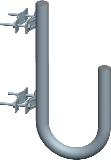 CB VICKY - SUPP.PAR.CURVO 180 TUBO D.40X1,4MM