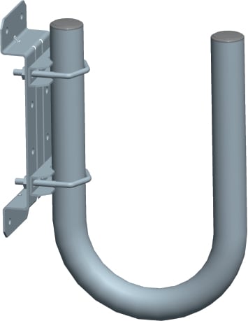 CB VICKY - SUPP.MURO 180 40X1,5MM ZINC.ELETT. A801411