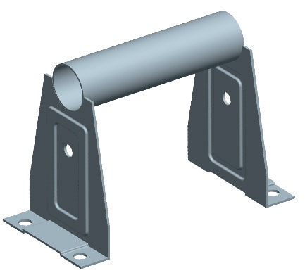 CB VICKY - MINI SUPPORTO MURO ZINC. ELETTROL.