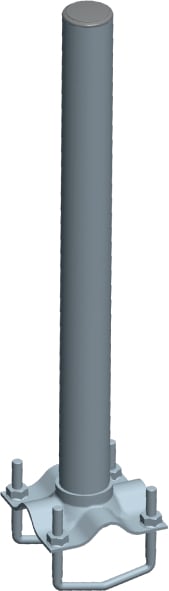CB VICKY - SUPP. DIRITTO 42CM PIASTRA 10X10CM