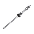 CB VICKY - VITONE INOX AUTOF. M12X250MM LEGNO