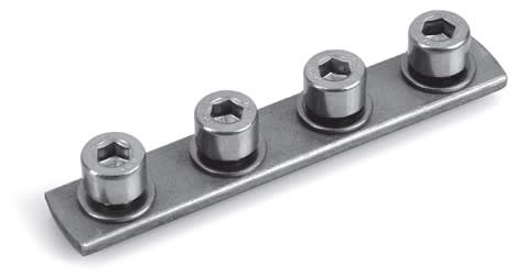 CB VICKY - PIASTRA INOX UNIONE PROFILI+VITERIA