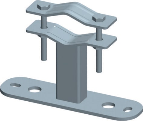 CB VICKY - ZANCA 10CM ZINCATA FUOCO 210X60X5MM