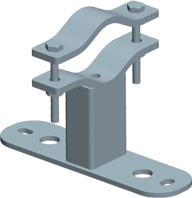 CB VICKY - ZANCA 20CM VERTICALE Z.F.250X70X6MM