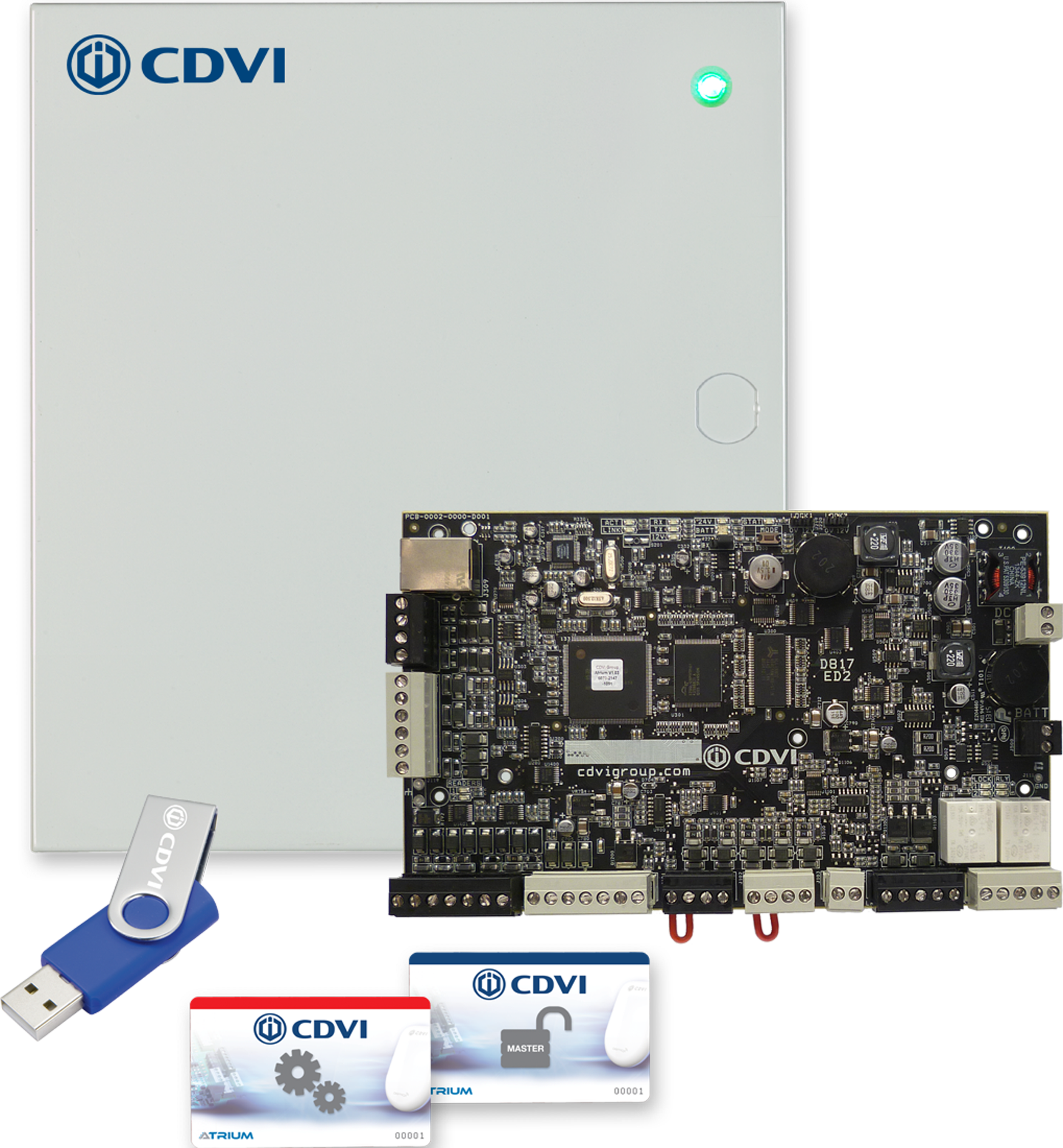 CDVI - C.LE WEB SERVER TCP/IP 220VAC + SW ATR.