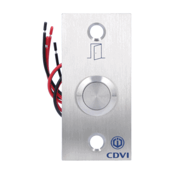 CDVI - PULSANTE IN ACC. INOX NA/NC + FRONT + CABL
