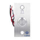 CDVI - PULSANTE IN ACC. INOX NA/NC + FRONT + CA