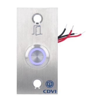 CDVI - PULSANTE IN ACCIAIO NA/NC ILLUM.+ FRONTALE