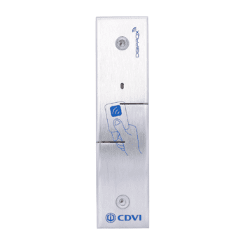 CDVI - Lettore di prossimitÃ  slim antivandalo in acciaio inox 125 khz