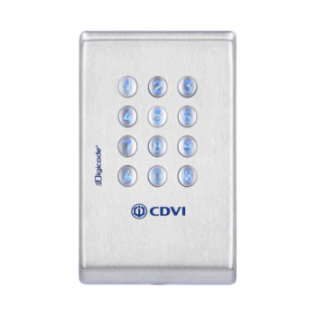 CDVI - tastiera antivandalo in inox retroilluminata con elettronica integrata ref F0201000058