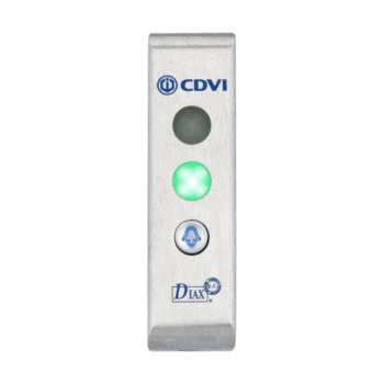 CDVI - SEMAFORO ACC. INOX DA APPL. 2 LED + PULSANTE