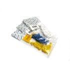 CEMBRE - Segnacavo SM-21 Snap su supporto per cavi di diametro 11-15mm e sezione 35-70mmq, giallo con stampa nera lettera J, sacchetto.
