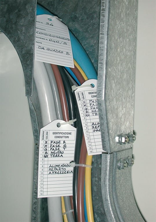 CEMBRE - CARTELLINO WIT-W PER CONDUT.SPESSORE 0,3 MM