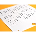 CEMBRE - TARG.MG-17.5-R GRIGIO 15X52,5 HALOGEN FREE 990783N-HF