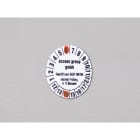 CEMBRE - TARGA MG-SIGNS PVCA ROSSA TONDA 40 MM.