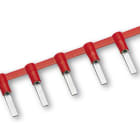 CEMBRE - Capocorda preisolato in policarbonato giallo per conduttori in rame, halogen free, punta piatta, P=13,3x4mm, sezione 4-6 mmq.