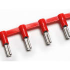 CEMBRE - INNESTO FEMMINA CONCATENATO ROSSO 4,8X0,