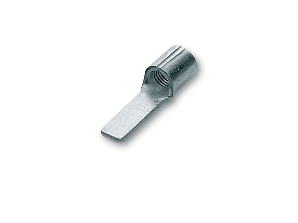 CEMBRE - Capocorda brasato a punta piatta, non isolato, con colletto per conduttori in rame, sezione 0,25-1,5 mmq, P=12,8x3, P=14,8.
