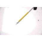 CEMBRE - Segnacavo SM-02 Snap su supporto per cavi di diametro 1,4-1,8mm e sezione 0,35-0,75mmq, giallo con stampa nera numero 0, 50 pz su supporto grigio.