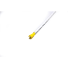 CEMBRE - Segnacavo SM-12 Snap su supporto, per cavi di diametro 4,5-6mm e sezione 4-6mmq, giallo con stampa nera simbolo AC, 50 pz su supporto giallo.