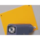 CEMBRE - TARGA QUADRO MG-VRT-R GIALLA IN PVC 50X50