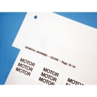 CEMBRE - SEGNACAVO MG-KMP062 AD.BIANCO 62X12 MAX=