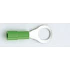 CEMBRE - Capocorda ad occhiello preisolato in policarbonato verde per conduttori in rame halogen free vite 6mm sezione 0,2-0,5 mmq. VP-M6