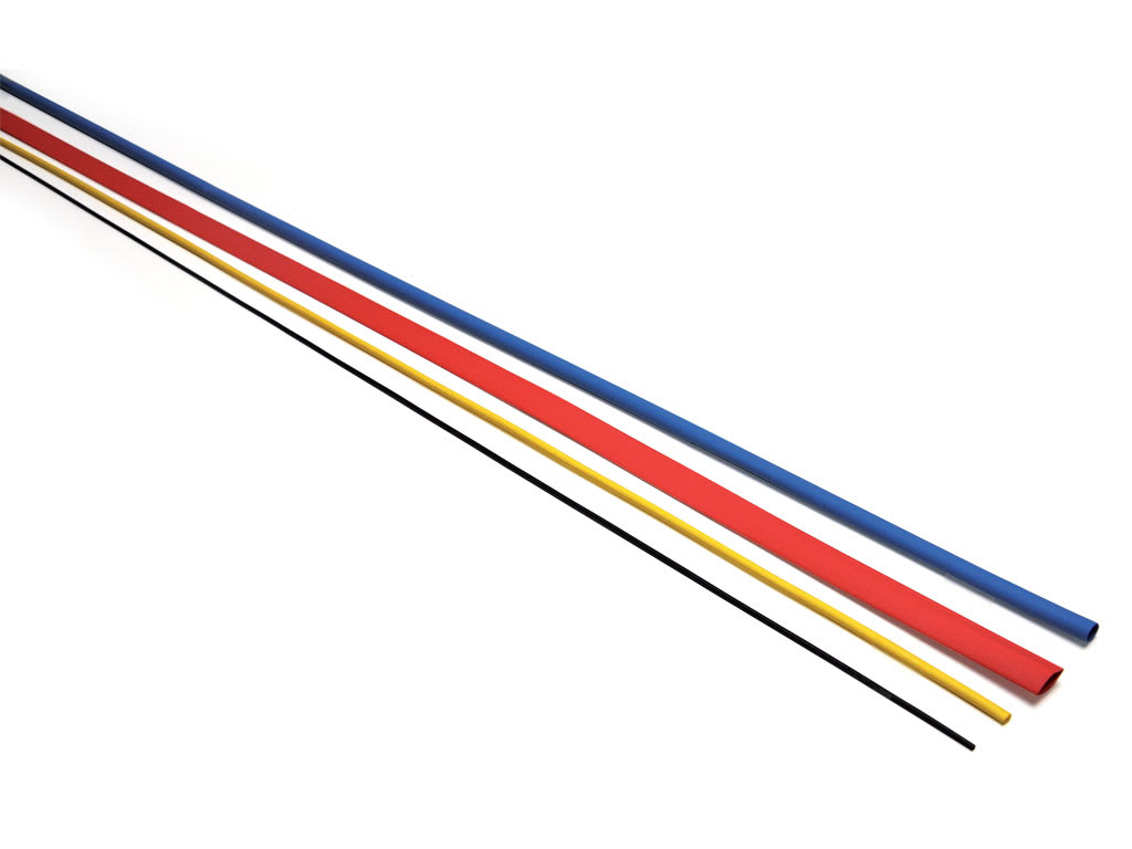 CEMBRE - Stecca termorestringente Termostrip, in poliolefina, restringimento 2:1, lunghezza 1,22m, diametro interno 38,0mm pre restringimento, diametro interno 17,5mm post restringimento, giallo/verde.