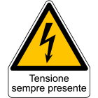 CEMBRE - ETICH.AVVERTIMENTO WST-TSW LATO=50MM+TESTO