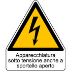 CEMBRE - ETICH.AVVERTIMENTO WST-TSW LATO=50MM+TESTO