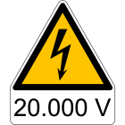 CEMBRE - ETICH.AVVERTIMENTO WST-TSW LATO=100MM+TE 0401HT021
