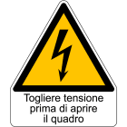 CEMBRE - ETICH.AVVERTIMENTO WST-TSW LATO=100MM+TESTO