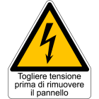 CEMBRE - ETICH.AVVERTIMENTO WST-TSW LATO=100MM+TE
