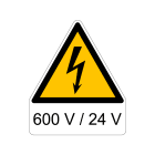 CEMBRE - ETICH.AVVERTIMENTO WST-TSW LATO=100MM+TESTO 0401HT098