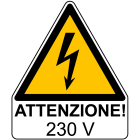 CEMBRE - ETICH.AVVERTIMENO WST-TAW LATO=50MM+TESTO