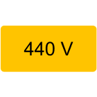 CEMBRE - ETICH.AVVERTIMENTO WST-OTY 25X50MM.+TEST