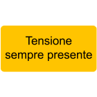 CEMBRE - ETICH.AVVERTIMENTO WST-OTY 25X50MM.+TEST 1100HT051