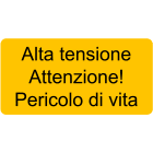 CEMBRE - ETICH.AVVERTIMENTO WST-OTY 50X100MM.+TESTO