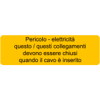CEMBRE - ETICH.AVVERTIMENTO WST-OTY 30X100MM.+TESTO 1111HT150