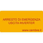 CEMBRE - ETICH.AVVERT.WST-OTY DIM.20X40 + TESTO