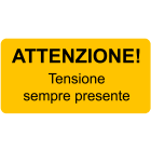 CEMBRE - ETICH.AVVERTIMENTO WST-OTY 25X50MM.+TEST