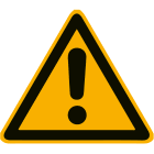 CEMBRE - ETICH.AVVERT.WS-AD -PERICOLO GENERICO-300MM