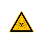 CEMBRE - Etichetta adesiva di avvertimento WS-LD, simbolo pericolo di morte, dimensione 25mm.