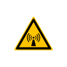 CEMBRE - Etichetta adesiva avvertimento radiazioni non ionizzanti WS-EF, dimensione 50mm.