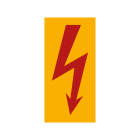 CEMBRE - ETICH.AVV.WS-HTP-TENSIONE ELETTRICA- 74X37
