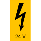 CEMBRE - ETICH.AVV.WS-HTPT DIMENSIONE 74X37 + TESTO