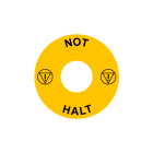 CEMBRE - ETIC.WSE EMERG.X PULS.22,5MM-DIM.60 TEDESCO 204500-D