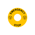 CEMBRE - ETIC.WSE EMERG.X PULS.22,5MM-DIM.60 INGL