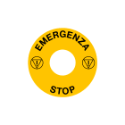 CEMBRE - ETICH.WSE DI EMERG.X PULS.DA 22,5 MM-DIM 204501